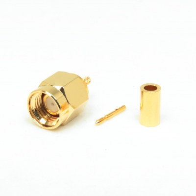 SMA Connector Crimp Plug for RG178 Cable